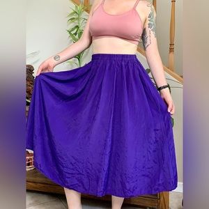 Vintage 90s Purple Skirt Sequel by Sharon Anthony